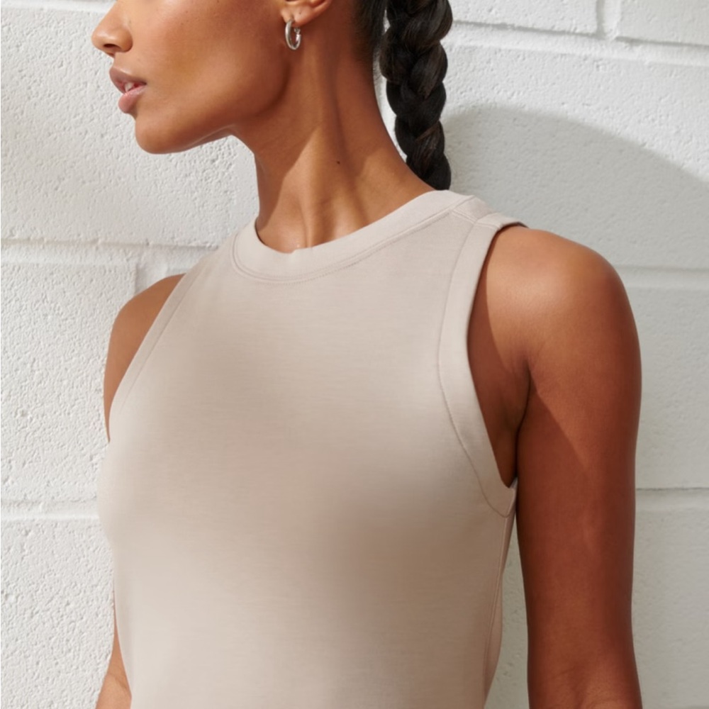 Abercrombie YPB neoKNIT Unlined Column Midi Dress L